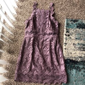 Purple Topshop lace cocktail dress size M